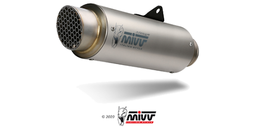 MIVV SUZUKI GSX-S 950 2021 > 2023 GP PRO Titanium SLIP-ON S.059.L6P