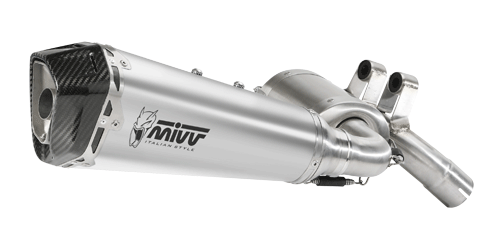 MIVV BMW F 900 R 2020> 2024 Delta Race Stainless Steel SLIP-ON B.038.LDRX