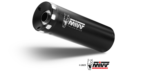 MIVV YAMAHA XSR 700 2021 > 2024 HR-1 Aluminium Backplate FULL SYSTEM Y.077.LH1BA