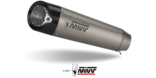 MIVV KTM 1290 SUPERDUKE R 2020 > 2023 X-M5 Titanium 2 SLIP-ON KT.028.LC5T