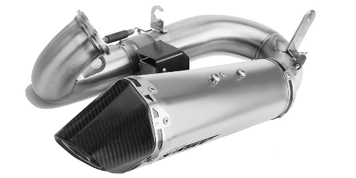 MIVV DUCATI STREETFIGHTER V2 2022 > 2024 Delta Race Stainless Steel SLIP-ON D.046.LDRX