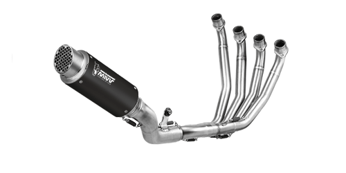 MIVV HONDA CB 650 R 2019 > 2023 GP PRO Black Stainless Steel FULL SYSTEM H.072.LXBP