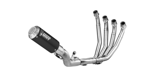 MIVV HONDA CB 650 R 2019 > 2023 MK3 Black Stainless Steel FULL SYSTEM H.072.SM3B