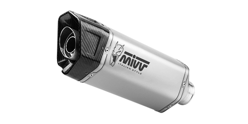 MIVV HONDA CB 750 HORNET 2023 > 2024 SR-1 Stainless Steel SLIP-ON H.085.LR1X
