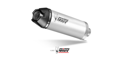 MIVV KAWASAKI Z 500 / SE AK-1 Titanium with Carbon cap SLIP-ON K.061.L4K