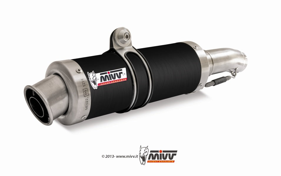 MIVV KAWASAKI Z 750 2004 > 2006 Oval Stainless Steel SLIP-ON K.011.LX1