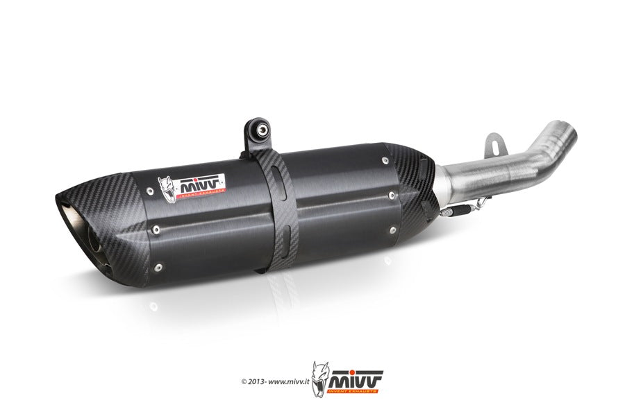 MIVV KTM 690 ENDURO 2008 > 2013 Suono Black Stainless Steel SLIP-ON KT.006.L9
