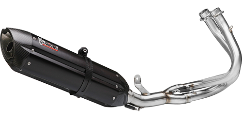 MIVV KAWASAKI ER-6N / F 2012 > 2016 Suono Black Stainless Steel FULL SYSTEM K.029.L9