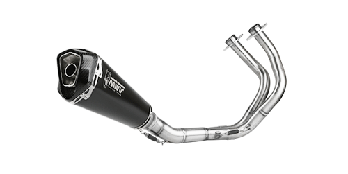 MIVV KAWASAKI Z650 2017 > 2023 Delta Race Black Stainless Steel FULL SYSTEM K.044.LDRB