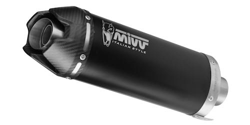 MIVV KAWASAKI NINJA ZX-6R 2024 > 2026 AK-1 Carbon with Carbon cap SLIP-ON K.050.L3K