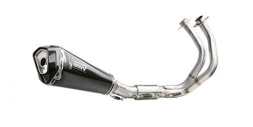 MIVV KAWASAKI NINJA 650 2024 > 2026 Delta Race Black Stainless Steel FULL SYSTEM K.057.LDRB