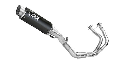 MIVV KAWASAKI NINJA 650 2024 > 2026 GP PRO Black Stainless Steel FULL SYSTEM K.058.LXBP