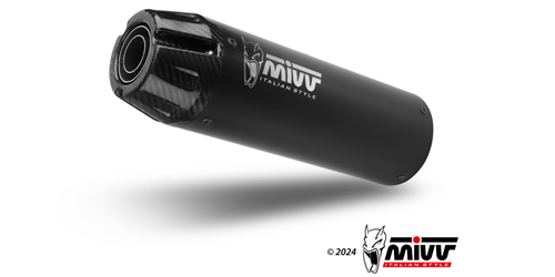 MIVV KAWASAKI VULCAN S 2017 > 2023 HR-1 Long Carbon Backplate FULL SYSTEM K.060.SH1BGN
