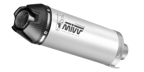 MIVV YAMAHA TRACER 9 / GT / GT+ 2025 > 2026 AK-1 Titanium with Carbon cap FULL SYSTEM Y.081.L4K