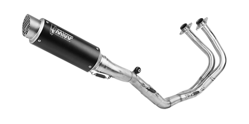 MIVV KAWASAKI NINJA 650 2017 > 2023 GP PRO Black Stainless Steel FULL SYSTEM K.044.LXBP