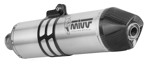 MIVV HUSQVARNA 701 ENDURO / SUPERMOTO 2021 > 2024 STR-1 Stainless Steel SLIP-ON M.HU.010.LXC