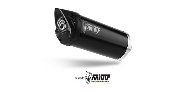 MIVV YAMAHA X-MAX 125 2021 > 2024 Mover Black Stainless Steel FULL SYSTEM MV.YA.0007.LV