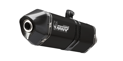 MIVV SUZUKI GSX-R 1300 HAYABUSA 2021 > 2024 Speed Edge Black titanium 2 SLIP-ON S.060.LRTB