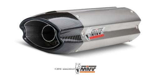 MIVV KAWASAKI ZX-6 R 2007 > 2008 Suono Stainless Steel SLIP-ON UK.019.L7