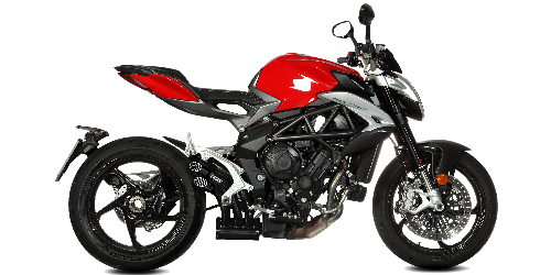 MIVV Motorcycle Speed Edge Black Stainless Steel SLIP-ON V.003.LHB