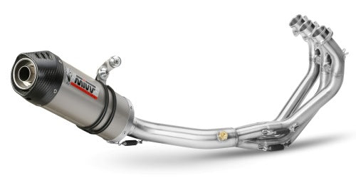MIVV YAMAHA XSR 900 2016 > 2020 Oval Titanium with Carbon cap FULL SYSTEM Y.054.L4C