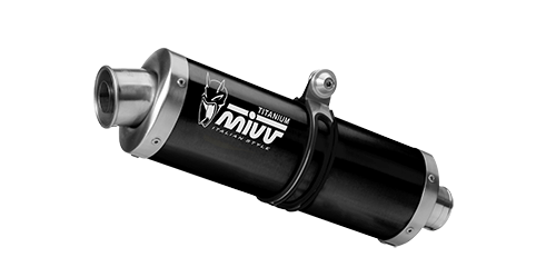 MIVV YAMAHA TENERE' 700 2019 > 2024 Oval Black titanium SLIP-ON Y.064.L4B