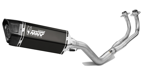 MIVV YAMAHA T-MAX 560 2020 > 2021 SR-1 Black titanium FULL SYSTEM Y.061.LR1TB