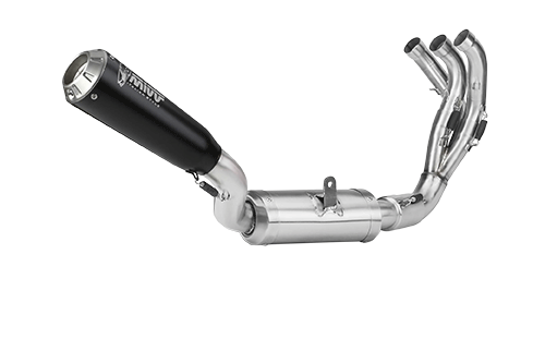 MIVV YAMAHA MT-09 / SP / FZ-09 2021 > 2023 X-M1 Black Stainless Steel FULL SYSTEM Y.066.LC4B