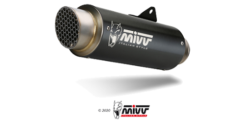 MIVV YAMAHA XSR 900 / GP 2022> 2024 GP PRO Black Stainless Steel FULL SYSTEM Y.082.LXBP