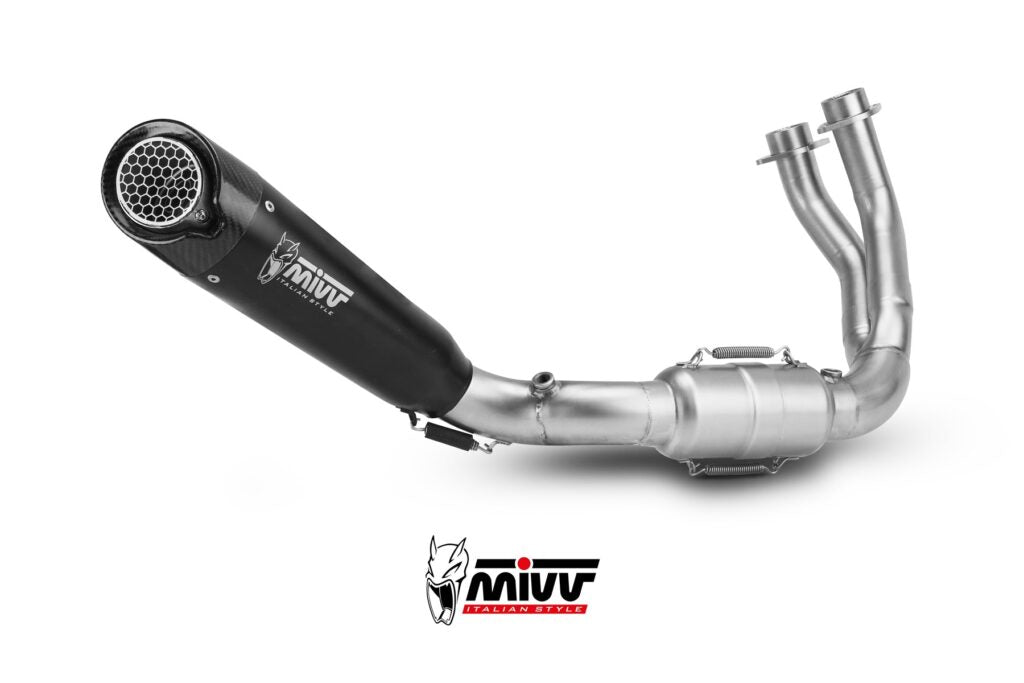 MIVV YAMAHA MT-07 / FZ-07 2025 > 2026 X-M5 Black Stainless Steel FULL SYSTEM Y.083.SC5B