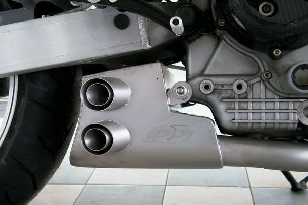 QD EXHAUST Ducati Monster S4, exhaust system Serie Ex-Box in stainless steel - Ex-Box M 1100 product image