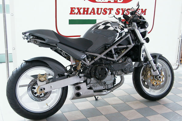 QD EXHAUST Ducati Monster S4, exhaust system Serie Ex-Box in stainless steel - Ex-Box M 1100 product image