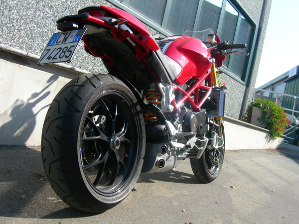 QD EXHAUST Ducati Monster S4RS 2007, exhaust system Serie Ex-Box in stainless steel product image