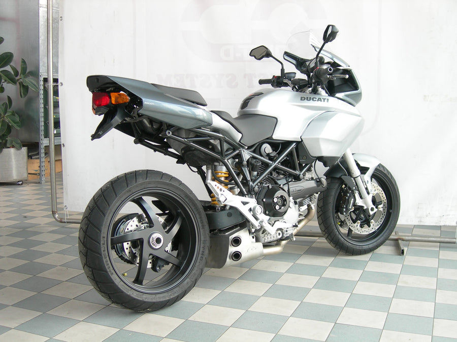 QD EXHAUST Ducati Multistrada 1000 1100, exhaust system Serie Ex-Box in stainless steel product image