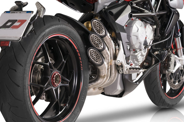 QD EXHAUST MV Agusta Rivale 800 Power-Gun - Dark Bronze product image