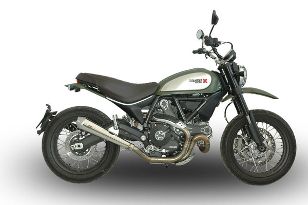 QD EXHAUST Ducati Scrambler Slip-On Euro 4 - MaXcone Dark product image