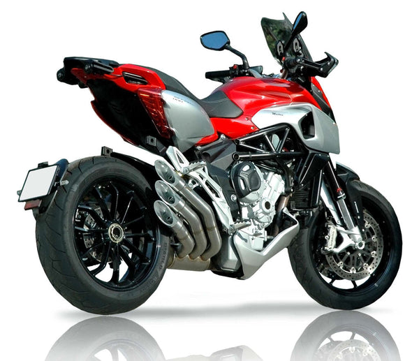 QD EXHAUST MV-Agusta Stradale Power Gun - Silver Version (black endcap) product image