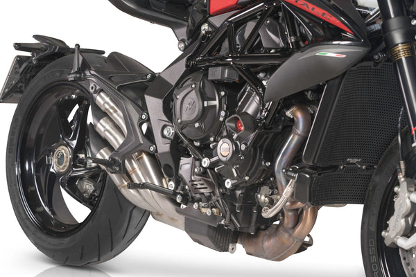 QD EXHAUST BRUTALE 800 silencer Power-Gun - Dark Bronze product image