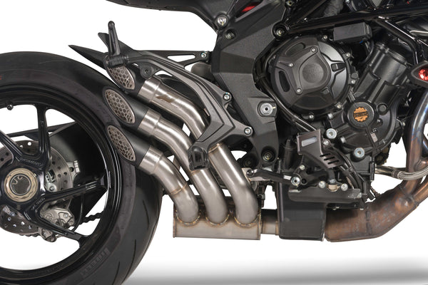 QD EXHAUST BRUTALE 800 silencer Power-Gun - Dark Bronze product image