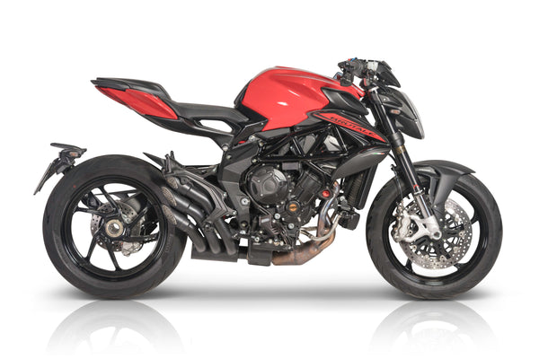 QD EXHAUST BRUTALE 800 silencer Power-Gun - Dark Bronze product image