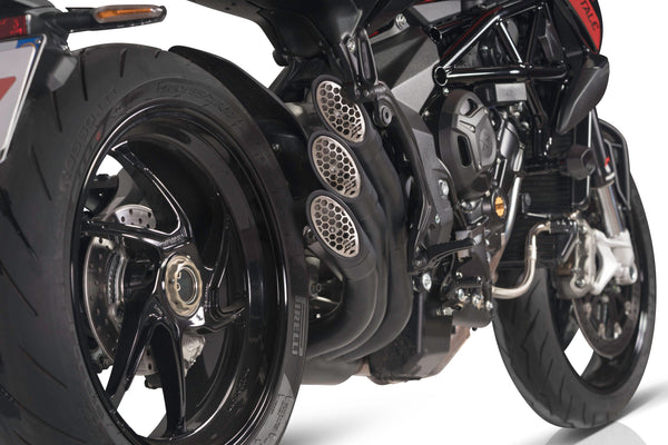 QD EXHAUST BRUTALE 800 silencer Power-Gun - Dark Bronze product image
