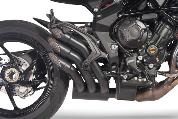 QD EXHAUST BRUTALE 800 silencer Power-Gun - Dark Bronze product image