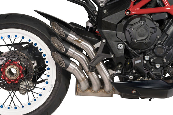 QD EXHAUST MV AGUSTA DRAGSTER 800 Power-Gun Euro 4 / Euro 5 - Dark Bronze product image