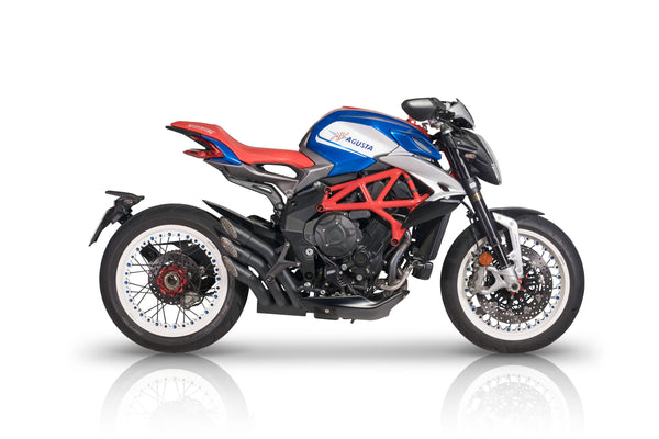 QD EXHAUST MV AGUSTA DRAGSTER 800 Power-Gun Euro 4 / Euro 5 - Dark Bronze product image