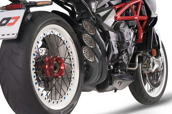 QD EXHAUST MV AGUSTA DRAGSTER 800 Power-Gun Euro 4 / Euro 5 - Dark Bronze product image