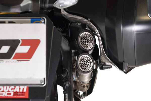 QD EXHAUST MULTISTRADA V2 Slip-on Power Gun - POWER-GUN product image