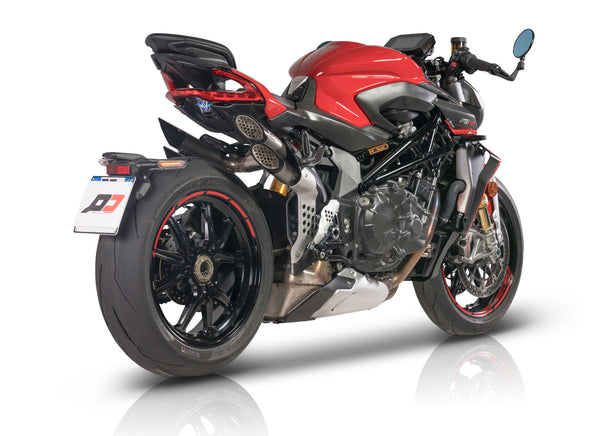 QD EXHAUST Mv Agusta Brutale 1000 RR/RS Power-Gun EURO 4 – EURO 5 - Power Gun Dark Bronze product image