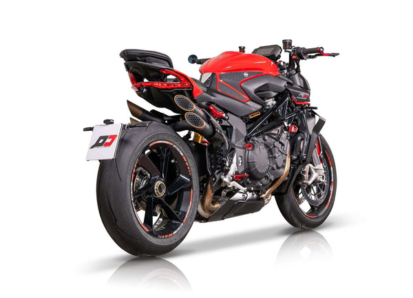 QD EXHAUST Mv Agusta Brutale 1000 RR/RS Power-Gun EURO 4 – EURO 5 - Power Gun Dark Bronze product image