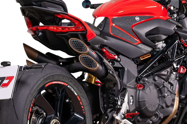 QD EXHAUST Mv Agusta Brutale 1000 RR/RS Power-Gun EURO 4 – EURO 5 - Power Gun Dark Bronze product image