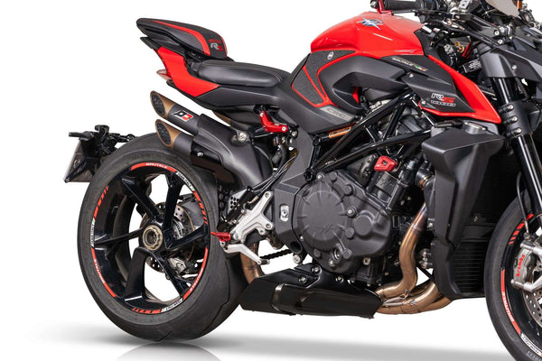 QD EXHAUST Mv Agusta Brutale 1000 RR/RS Power-Gun EURO 4 – EURO 5 - Power Gun Dark Bronze product image